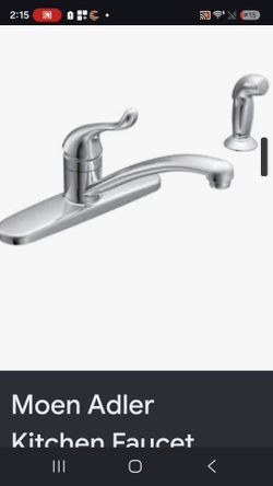 Moen Adler Kitchen Faucet with Side Sprayer