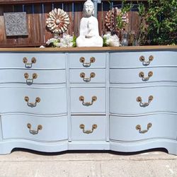 Gray Dresser Solid Wood Measurements On Picture PICK UP ONLY 