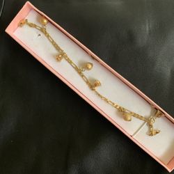 Bracelet And Neckeces Plated Gold Bracelet $30And Necklaces $40And $ 45