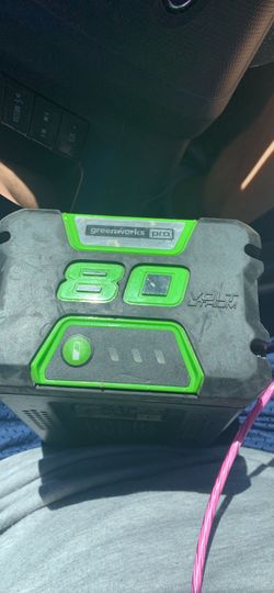 Green works battery 80 volt