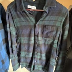 Mens Plaid Shirt In Medium