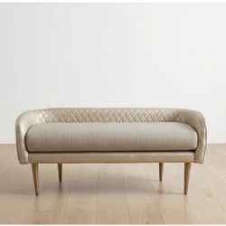 Quilted Small Bedroom Sofa 