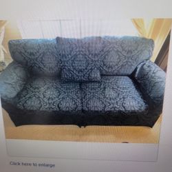 2 Floral Print Couches 