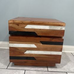 Beside Wooden Table 