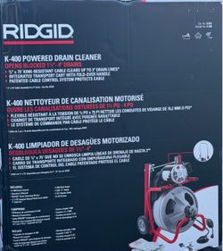 RIDGID K-400 Powered Drain Cleaner