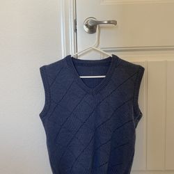 Blue Sweater Vest 