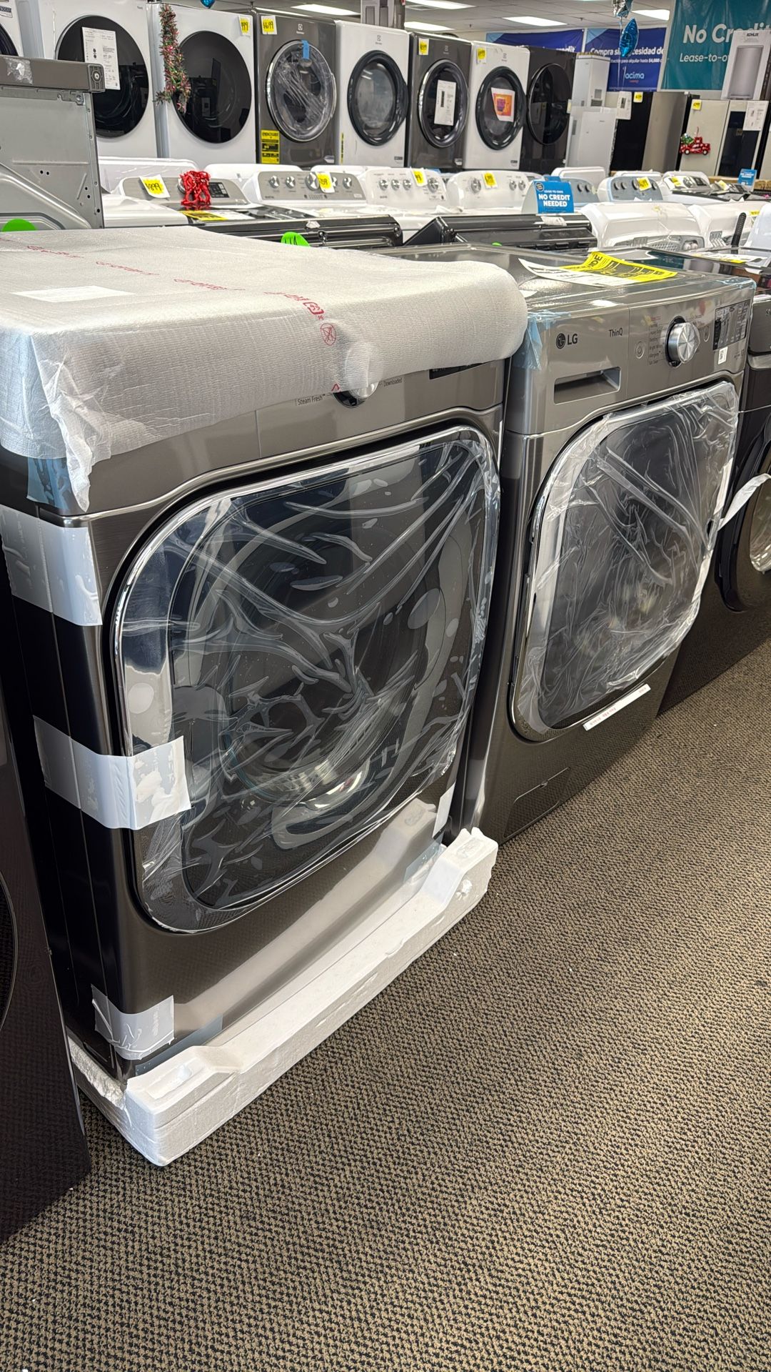 Washer And Electric Dryer Set | LG Thin Q |Warranty
