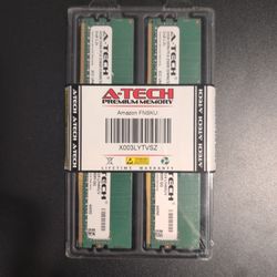 2x32GB A-Tech DDR4 PC4-25600 UDIMM ECC 3200MHz