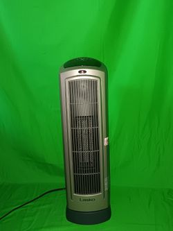 Lasko 5538 22" Ceramic Tower Heater Manual Control - Tested