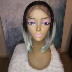 14" Deep Part Bob Wig