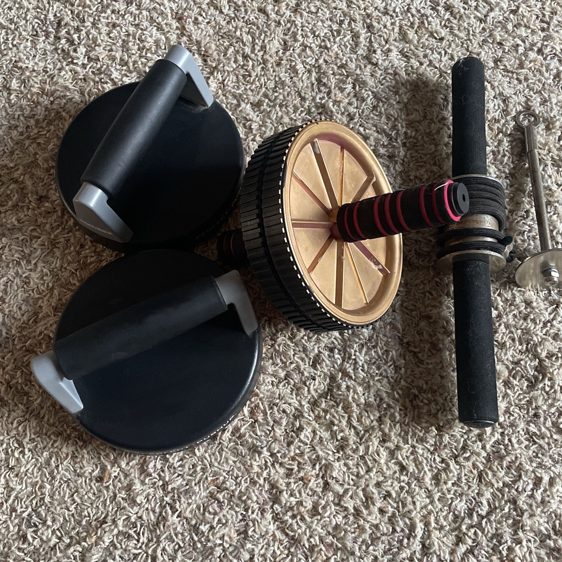 Ab Wheel, Perfect Pushup, Forearm Roller