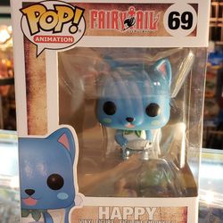 HAPPY "FAIRY TAIL" Funko POP! ANIMATION #69 *Vaulted/Retired