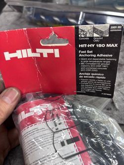 Hilti HIT-HY 150 MAX Anchoring Adhesive