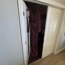 Brown formal dress
