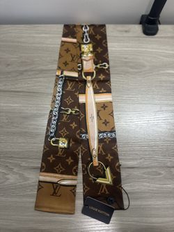 Luxury Louis Vuitton Scarf Confidential Bandeau Monogram