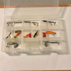 Tray Full Of In-Line Spinnerbaits