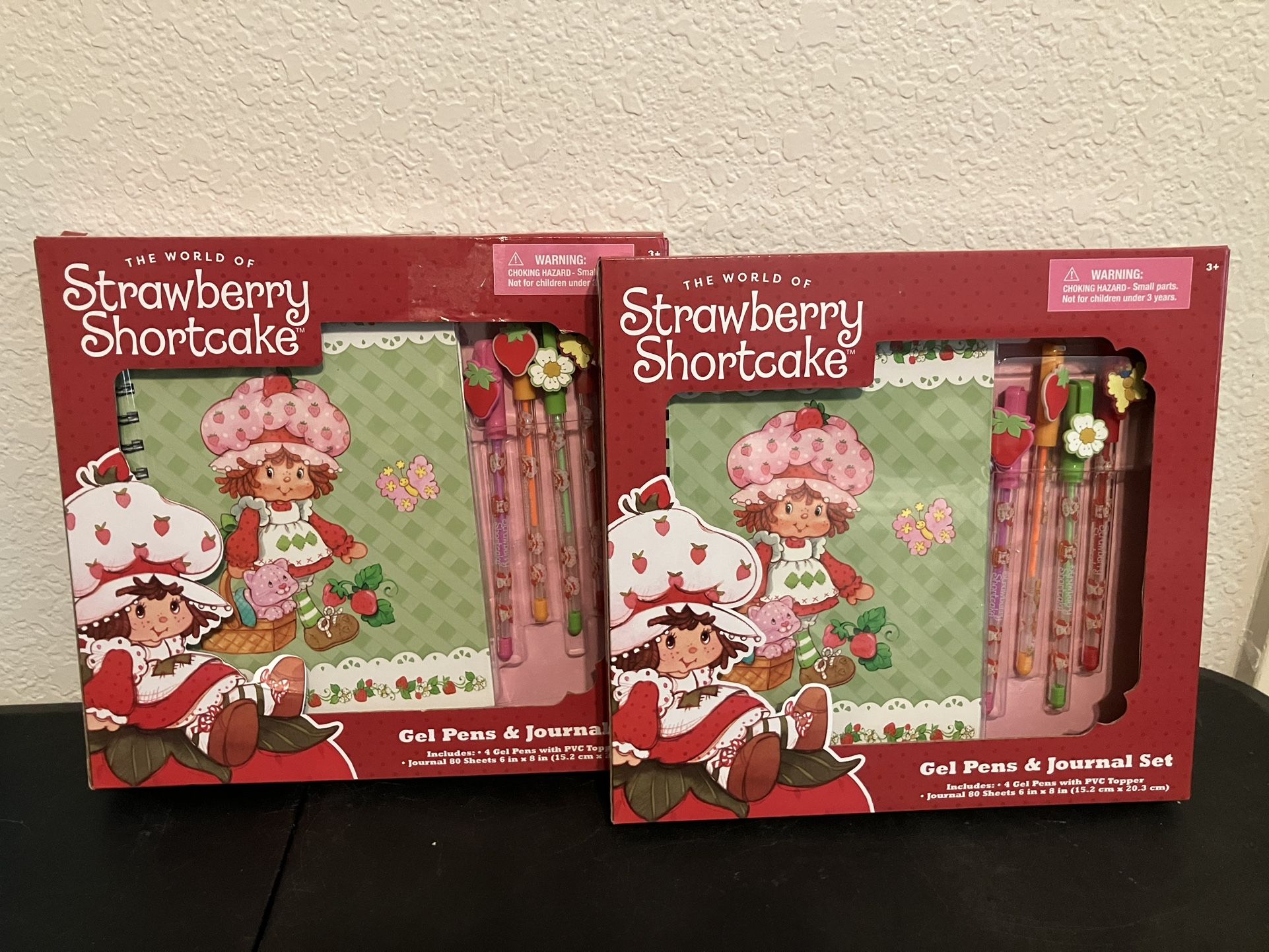 Strawberry Shortcake Gel, Pens, And Journal Set