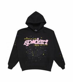 Sp5der P*nk V2 Hoodie Black. S,M,L Available!