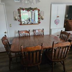 Wood Dining Table And Chairs