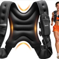 Renoj Weighted Vest For Women And Men - Black 16 Lbs
