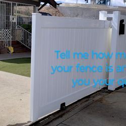 Vinyl Fence