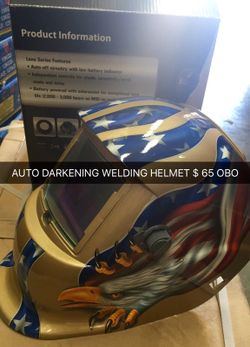 SELF AUTO DARKENING WELDING HELMET $65 OBO