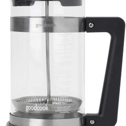 Brand New, Unused Goodcook Koffe 8-Cup Glass Coffee Press with Stainless Steel Frame