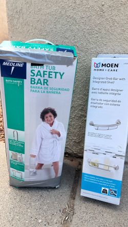 Bathroom Shelf and Grab Bar