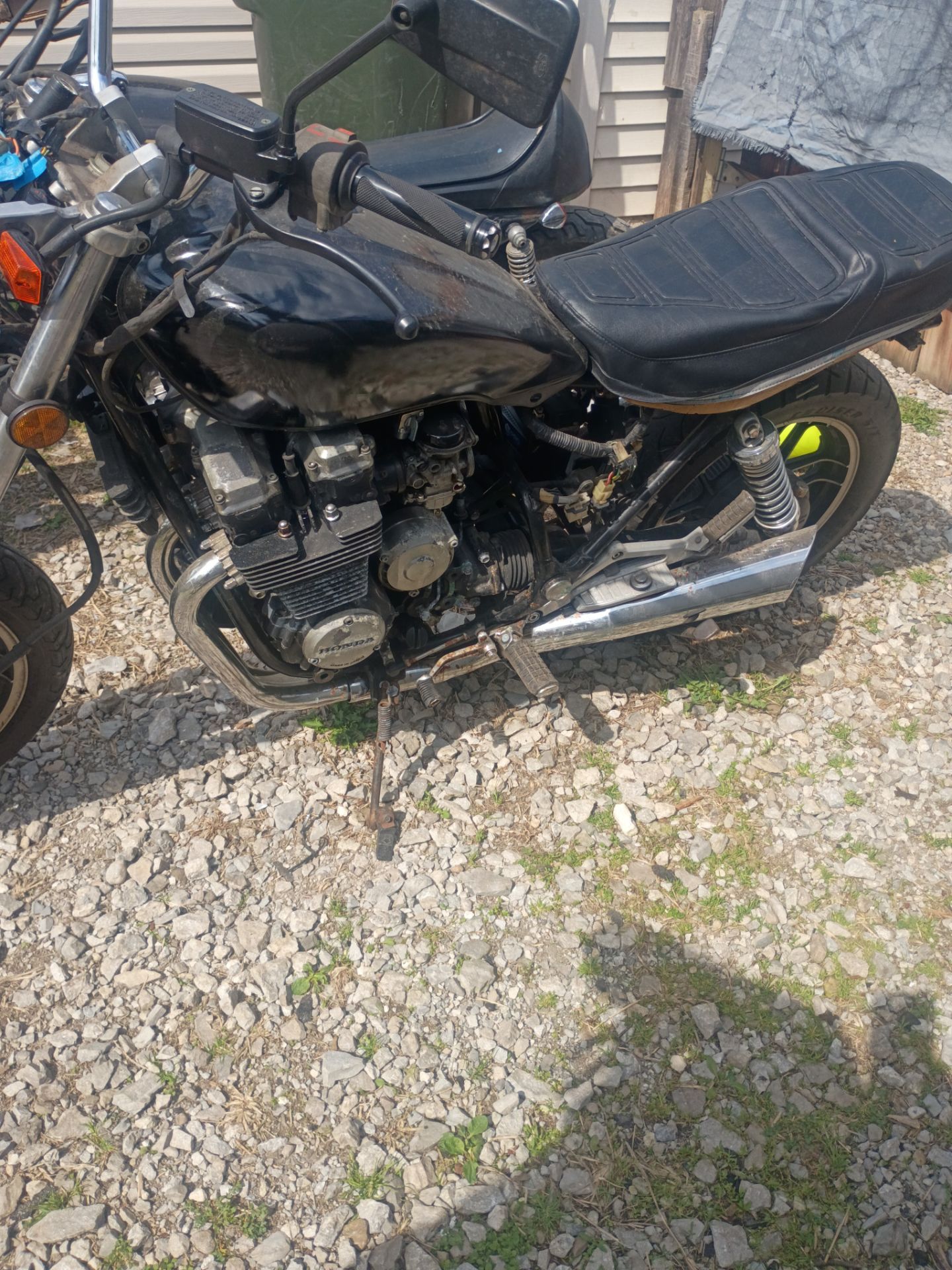 1985 Honda night hawk 650 needs parts in the box put back on my kid said he was going to paint it