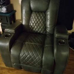 Reclining Sofa And Radio with two Speakers Just For 200$ (Both In Good Condition)