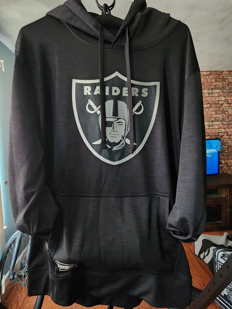 Men's Las Vegas Raiders Black Streak Fleece Pullover Hoodie