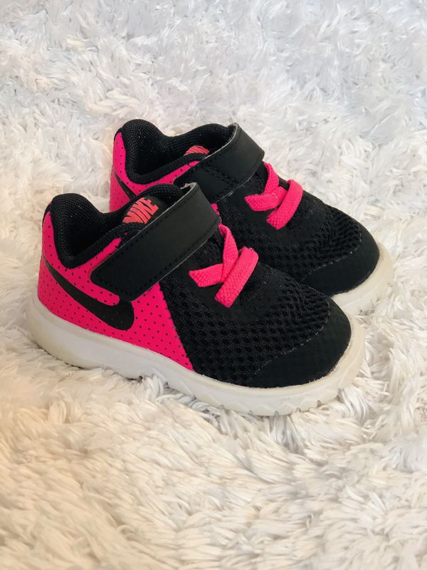 Pink and black Nike toddler shoes size 3 for Sale in Virginia Beach, VA ...