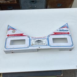 Williams Pinball Playfield Arcade Game Part Front Flipper Panel 