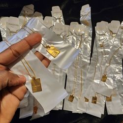 Manifest That Shit 18k Gold Plaited Stainless Steel Necklace 