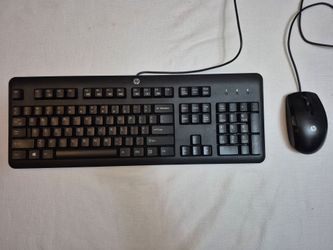Keyboard and mouse HP USB