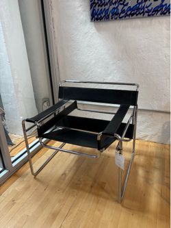 Authentic 1960s Gavina Wassily Chair by Marcel Breuer — Vintage Leather