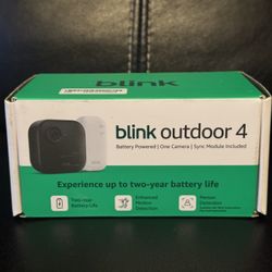 BLINK Outdoor 4-Core-Wireless Battery. Operated Smart Security Camera System
