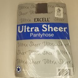 Lot of 6 Pieces -Ultra Sheer LT. GREY Color ONE Size Pantyhose - Fits 100-160lbs