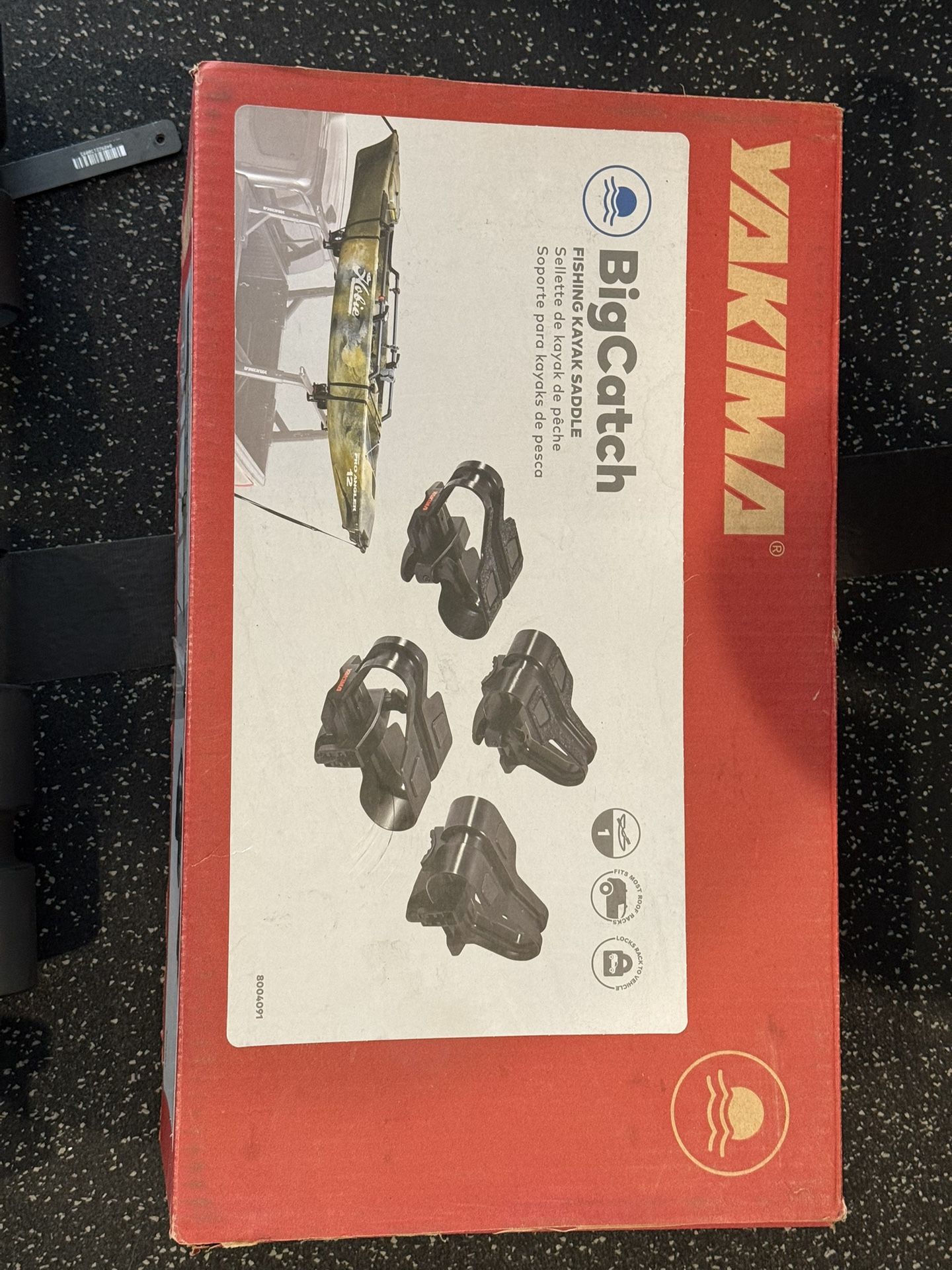 Yakima BigCatch Kayak Cradles (2 Full Sets) – w/ SmarT Slot Kit