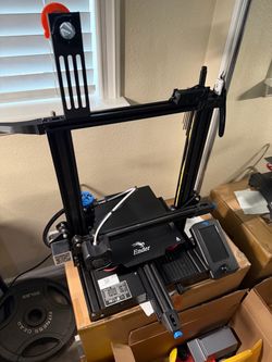 Ender 3 V2 with upgrades 3d printer.