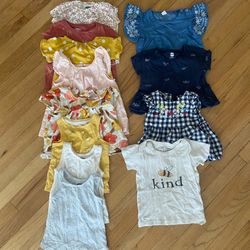Toddler Girls 12 Month Lot Of Clothes (52 Total Pieces)