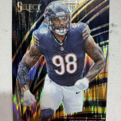 2025 Panini Select #273 Montez Sweat Black and Gold Prizm Shock