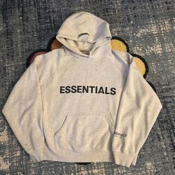 FEAR OF GOD ESSENTIALS HOODIE OATMEAL COLORWAY