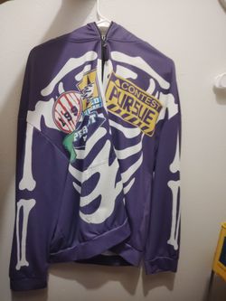 Purple skeleton jacket