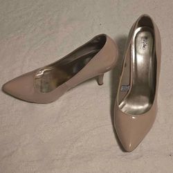Size 10 Nude Heels By Merona