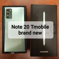 Samsung NOTE 20 TMOBILE BRAND NEW 