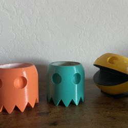 Pac-Man Flower Pot Set