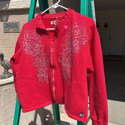 Anderson Sparkly Zippered Jacket