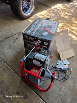Ridgi K400 Drain Cleaner 75ft New $400 Price FIRM/ Nueva PRECIO FIRME $400
