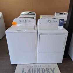 Ge Heavy Duty Super Capacity Washer And Electric Dryer Set Nice And Clean Financing Available 